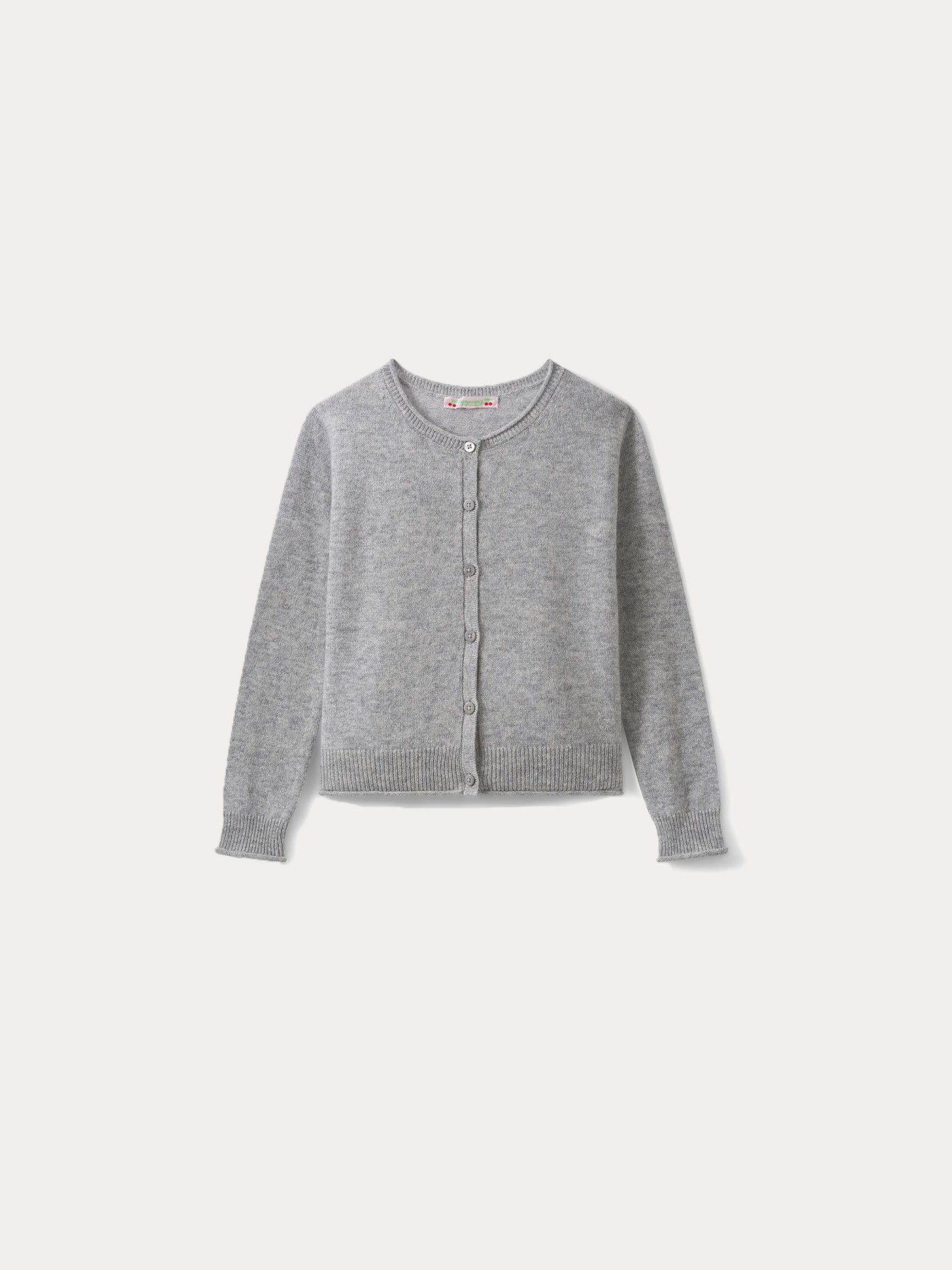 Heathered gray cardigan
